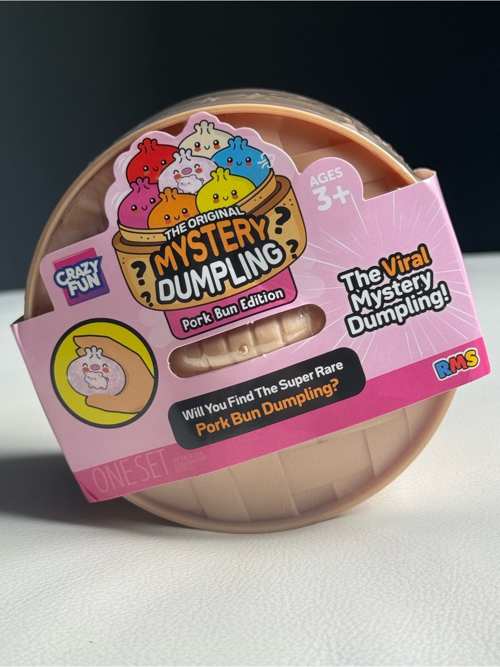 Crazy Fun Mystery Dumpling Squishy Pork Bun Edition Authentic RMS Original
